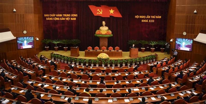 Sau 6 ngày làm việc khẩn trương, nghiêm túc và với tinh thần trách nhiệm cao, Hội nghị Trung ương 5 (khoá XIII) hoàn thành toàn bộ nội dung chương trình đề ra