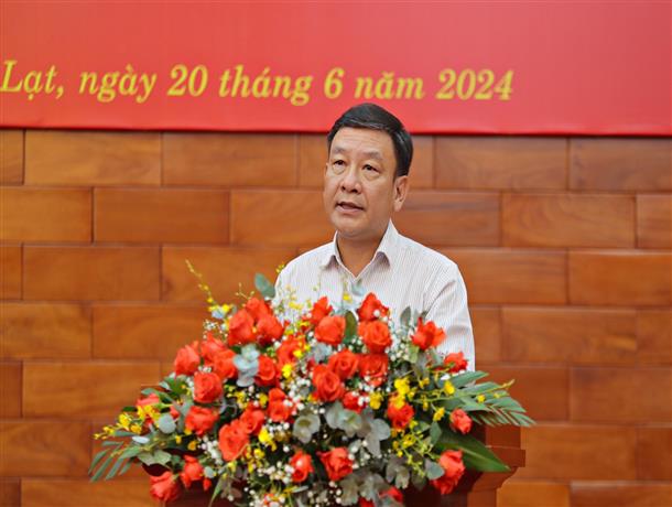 Báo chí phải thực sự trở thành cầu nối giữa Đảng bộ, chính quyền và Nhân dân tỉnh Lâm Đồng