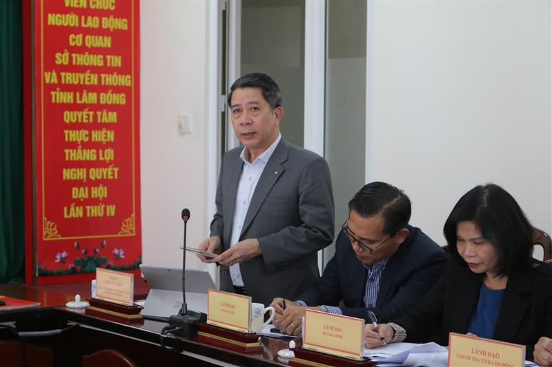 Đồng chí Ngô Văn Ninh - Người phát ngôn của UBND tỉnh thông tin về tình hình kinh tế - xã hội, quốc phòng, an ninh tháng 6 và 6 tháng đầu năm 2024.