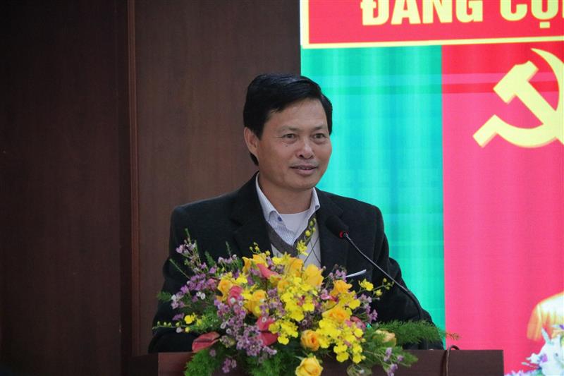 Đồng chí Hoàng Xuân Hường - Bí thư Đảng ủy Khối Doanh nghiệp tỉnh (Khối trưởng Khối thi đua).