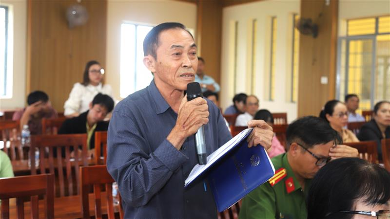 Cử tri xã Lộc Thanh gửi gắm tâm tư, nguyện vọng đến đại biểu HĐND tỉnh Lâm Đồng và HĐND TP Bảo Lộc.