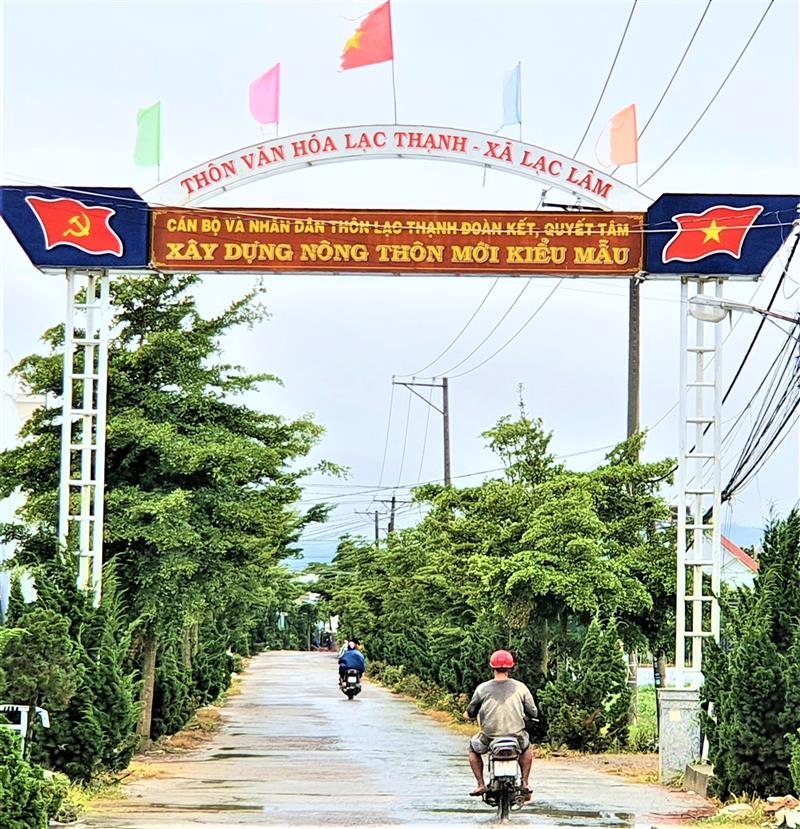 Khu dân cư thôn Lạc Thạnh, xã Lạc Lâm - Đơn Dương đạt KDCKM.