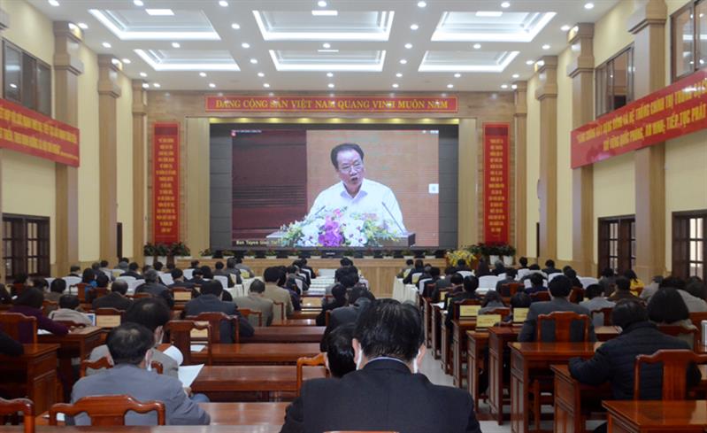 Điểm cầu tỉnh Lâm Đồng tham dự hội nghị nghiên cứu, học tập chuyên đề toàn khóa về học tập và làm theo tư tưởng, đạo đức, phong cách Hồ Chí Minh nhiệm kỳ Đại hội XIII của Đảng – chuyên đề năm 2021 do Ban Bí thư Trung ương Đảng tổ chức theo hình thức trực tuyến