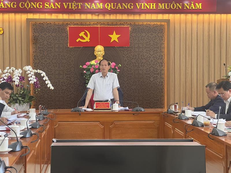 Đồng chí Nguyễn Trọng Ánh Đông chỉ đạo tập trung nâng cao chất lượng tuyên truyền về xây dựng Đảng.