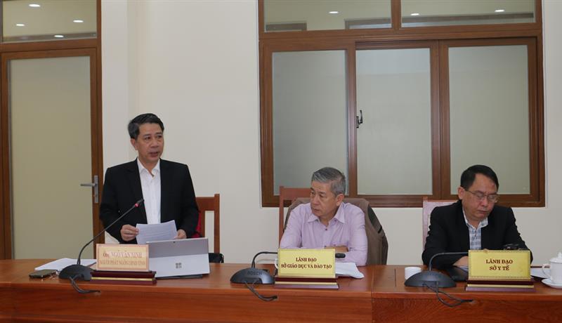 Ông Ngô Văn Ninh - Người phát ngôn của UBND tỉnh thông tin về tình hình kinh tế - xã hội, quốc phòng, an ninh tháng 8 và nhiệm vụ, giải pháp tháng 9 năm 2023.