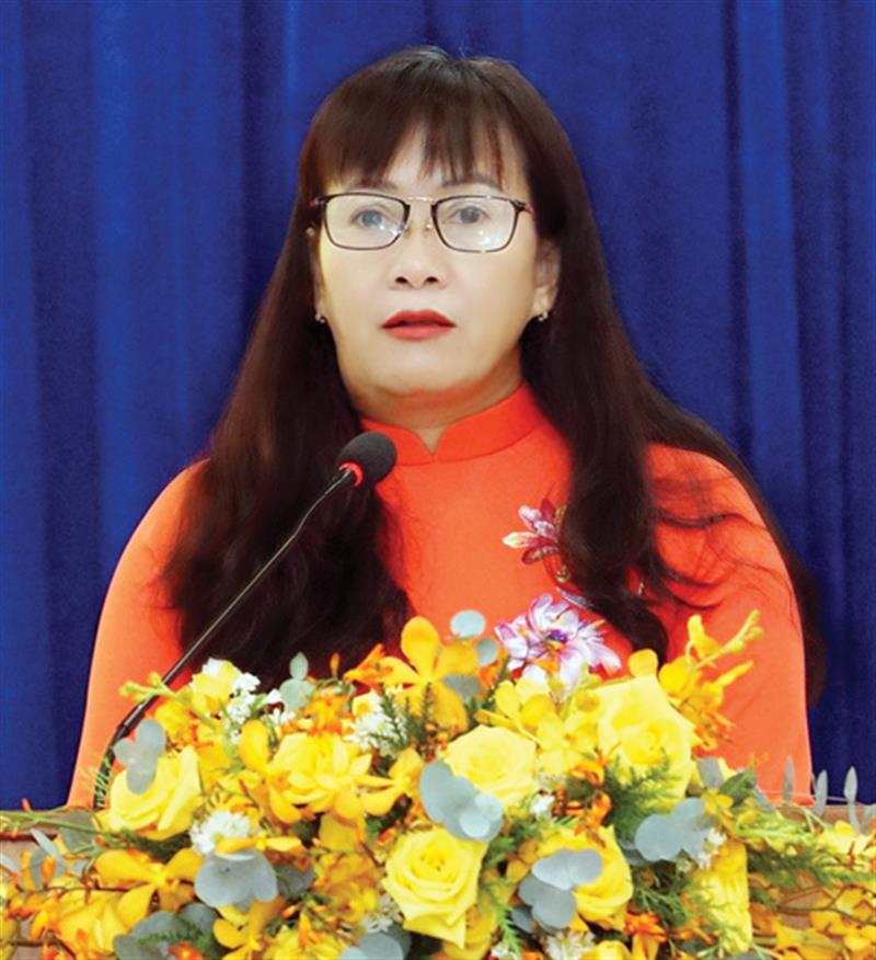 Bà Phạm Thị Hồng Hải - Giám đốc Sở Giáo dục và Đào tạo.