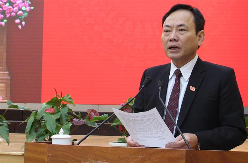Đồng chí Nguyễn Văn Yên - Ủy viên Ban Thường vụ, Trưởng Ban Nội chính Tỉnh ủy thông qua dự thảo Chương trình hành động thực hiện Nghị quyết số 27-NQ/TW.
