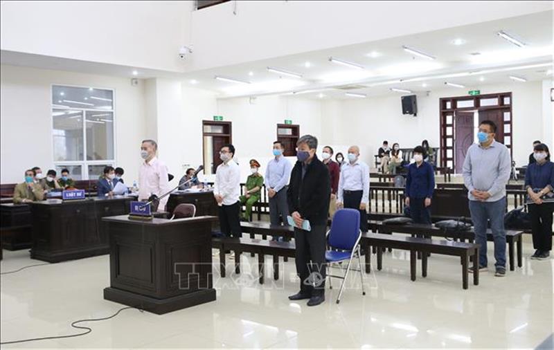 Sáng 23/4/2020, Tòa án nhân dân Cấp cao tại Hà Nội xét xử phúc thẩm vụ án Tổng công ty Viễn thông MobiFone (viết tắt là MobiFone) mua 95% cổ phần của Công ty Cổ phần nghe nhìn Toàn Cầu (AVG). Ảnh: Doãn Tấn/TTXVN