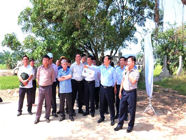 Quyền Bí thư Tỉnh ủy Lâm Đồng Nguyễn Thái Học khảo sát thực tế tại Cát Tiên và Đạ Tẻh