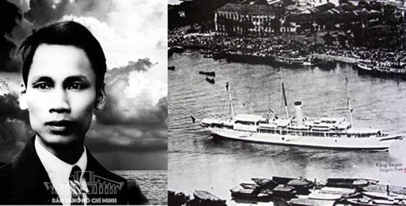 Ngày 5-6-1911, người thanh niên yêu nước Nguyễn Tất Thành đặt chân lên con tàu Amiral Latouche Treville tại bến cảng Nhà Rồng ra đi tìm đường cứu nước.