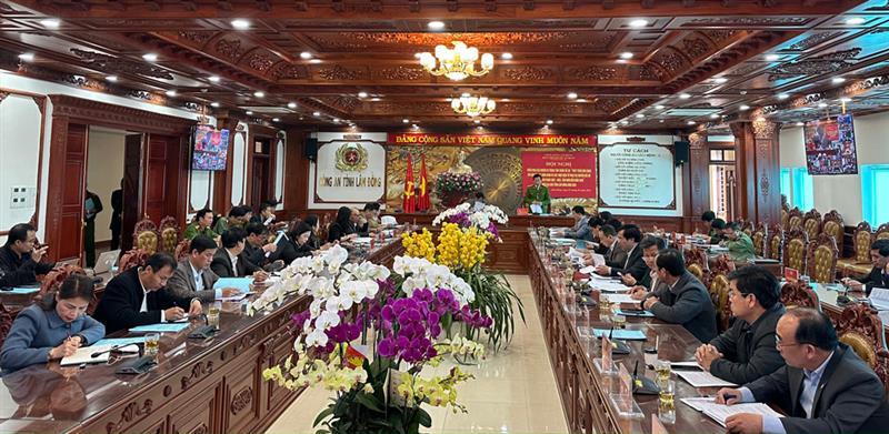 Hội nghị Triển khai các nhiệm vụ công tác trọng tâm thuộc Đề án 06  trên địa bàn tỉnh Lâm Đồng năm 2023.