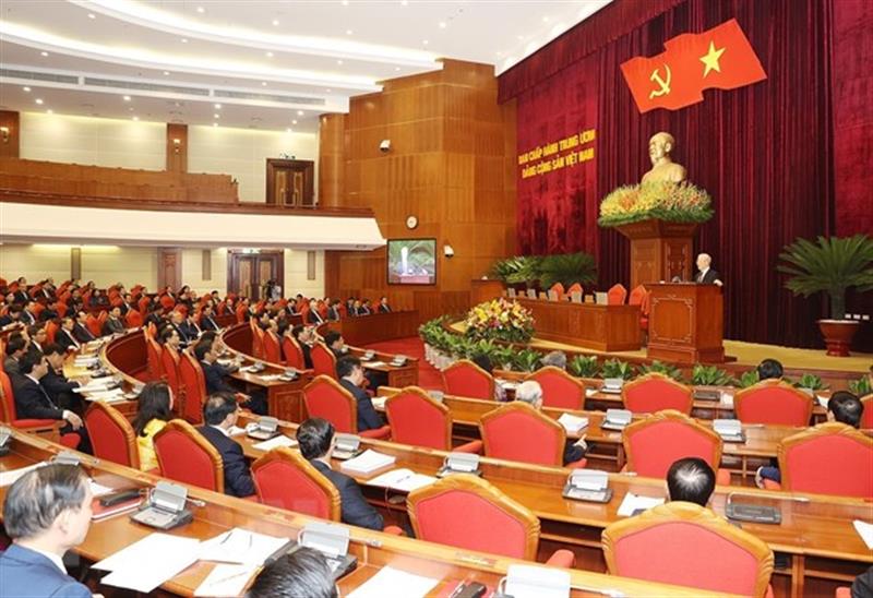 Tổng Bí thư Nguyễn Phú Trọng phát biểu bế mạc Hội nghị