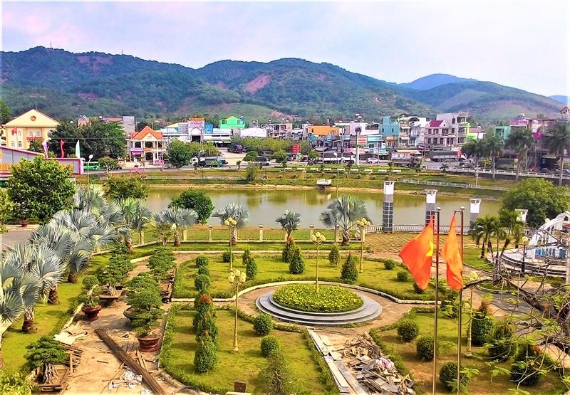 Trung tâm huyện Đạ Huoai.